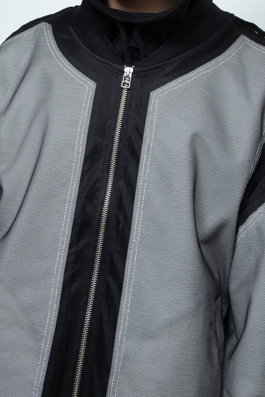 Mesh Sleeve Bomber