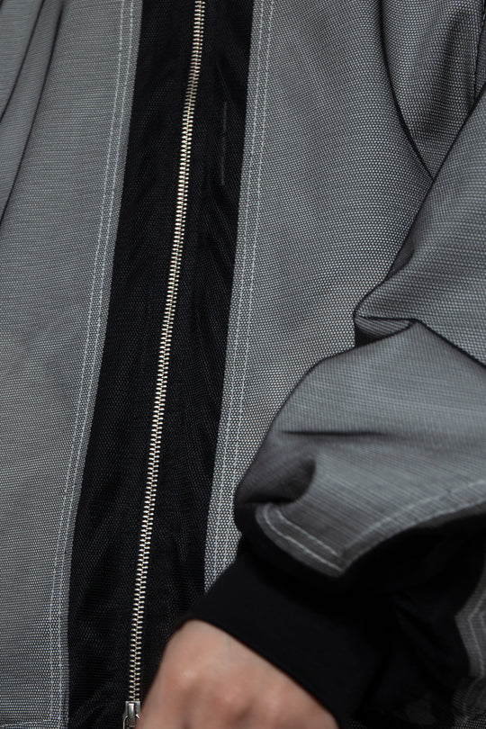 Mesh Sleeve Bomber