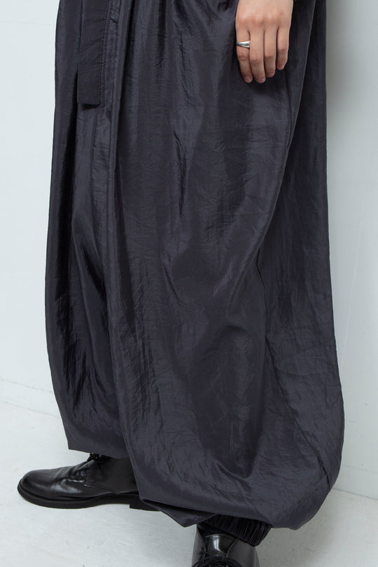 Black Hooded Jumpsuit with Rabbit Ears