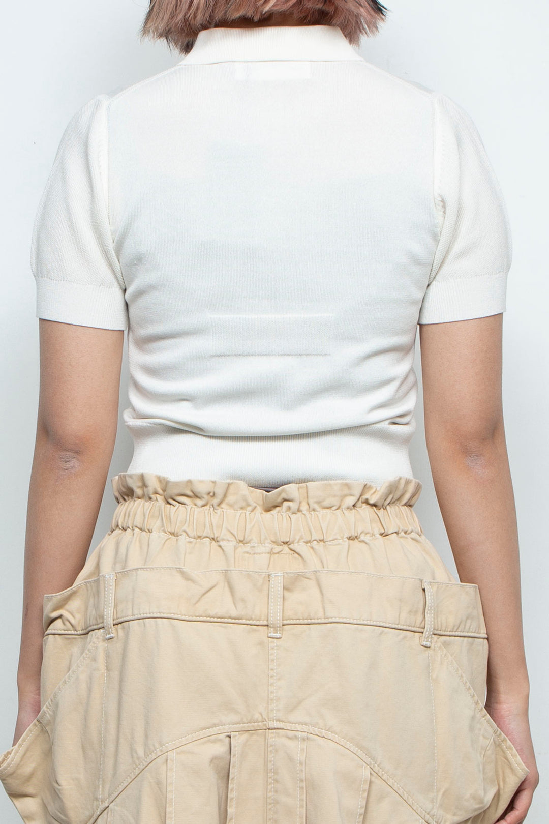 Knit polo shirt Off White