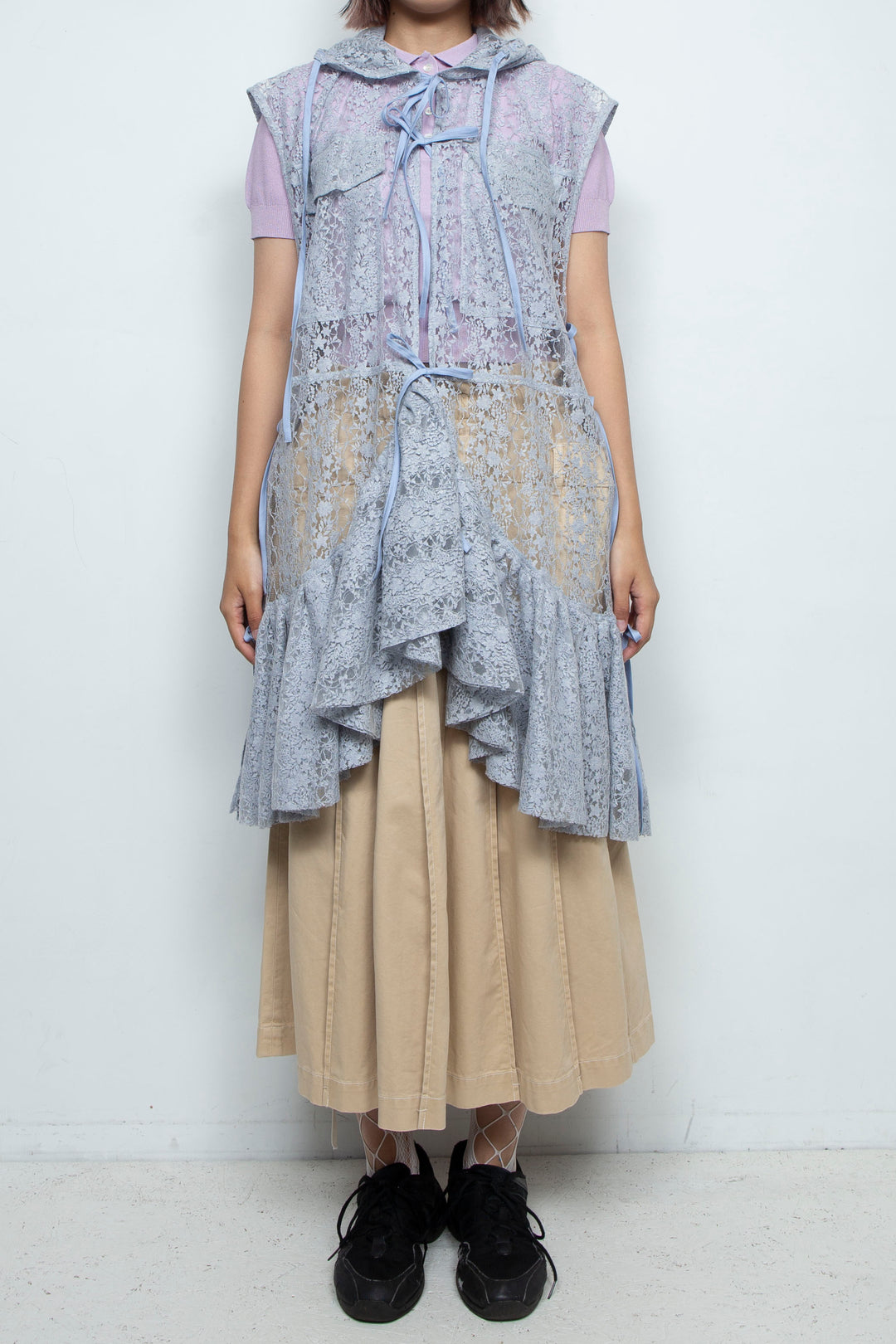 Tulle blouse Blue
