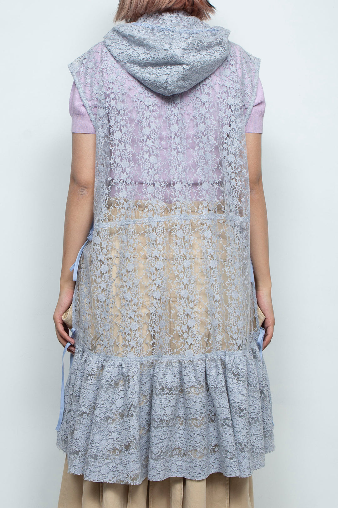 Tulle blouse Blue