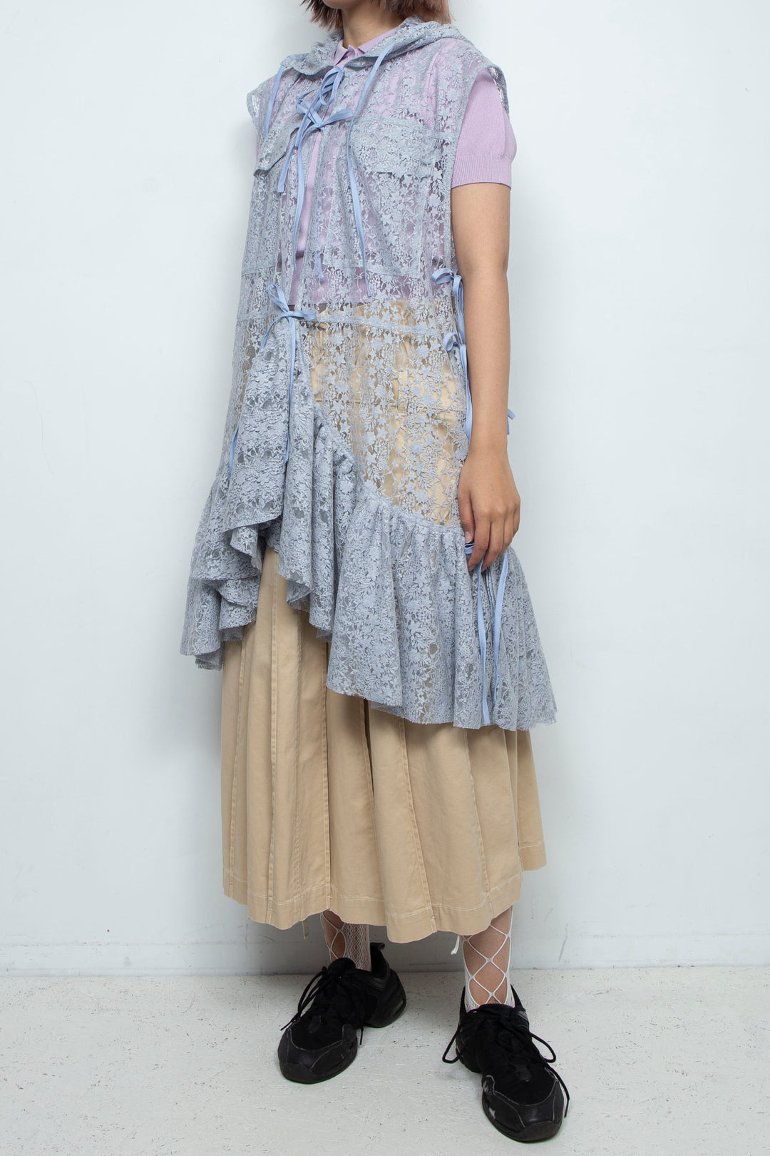 Tulle blouse Blue