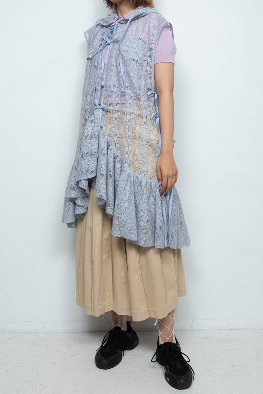 Tulle blouse Blue