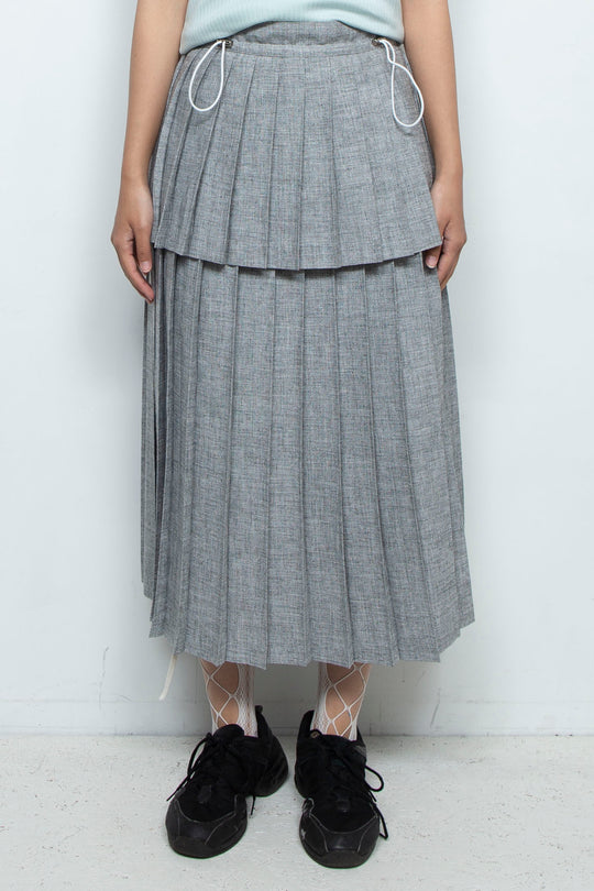 SKIRT C0959 GRAY