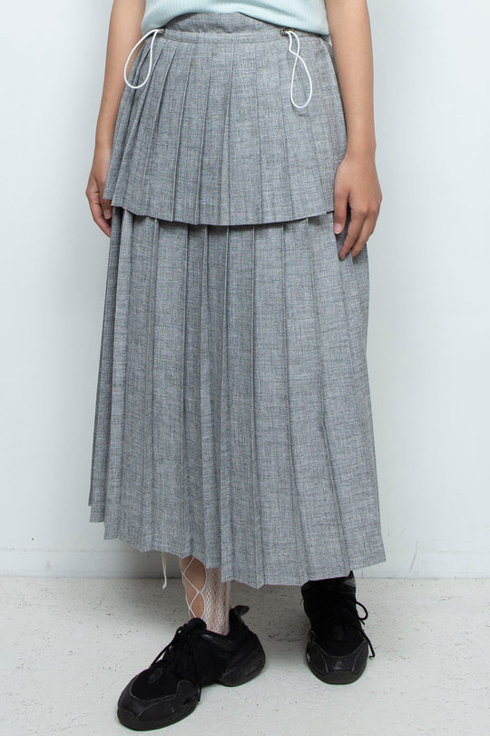 SKIRT C0959 GRAY
