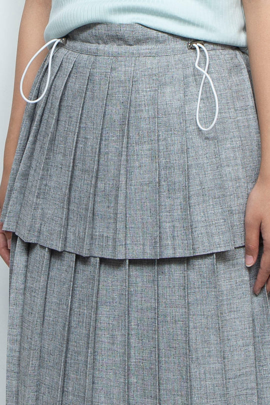 SKIRT C0959 GRAY