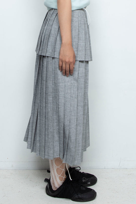 SKIRT C0959 GRAY