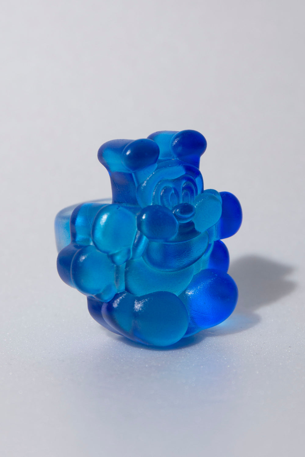 caterpillar ring clear blue 10