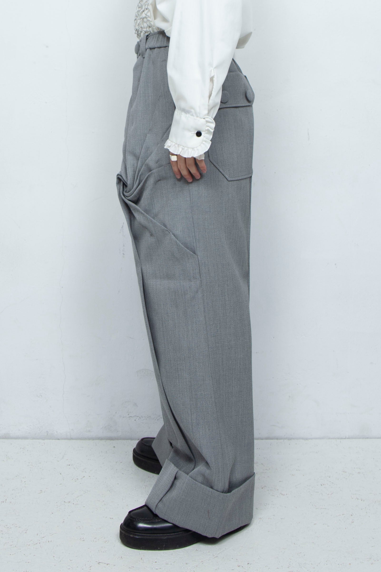 risel様 Mermaid forest swirl pants GRAY / O SELF ONE 通販・店舗 渋谷