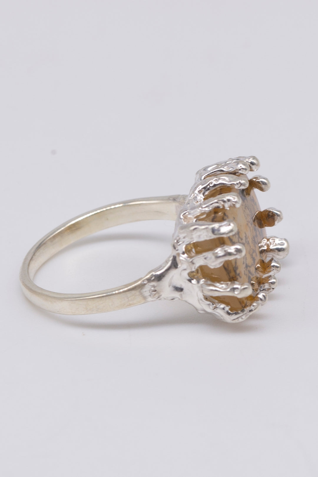 dendritic quartz ring