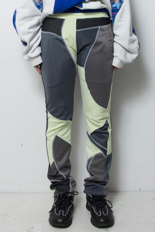 Amorphous Skinny Long Pants Pistachio×Mix Gray