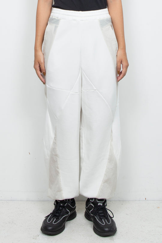 Flux Long Pants White×Cream