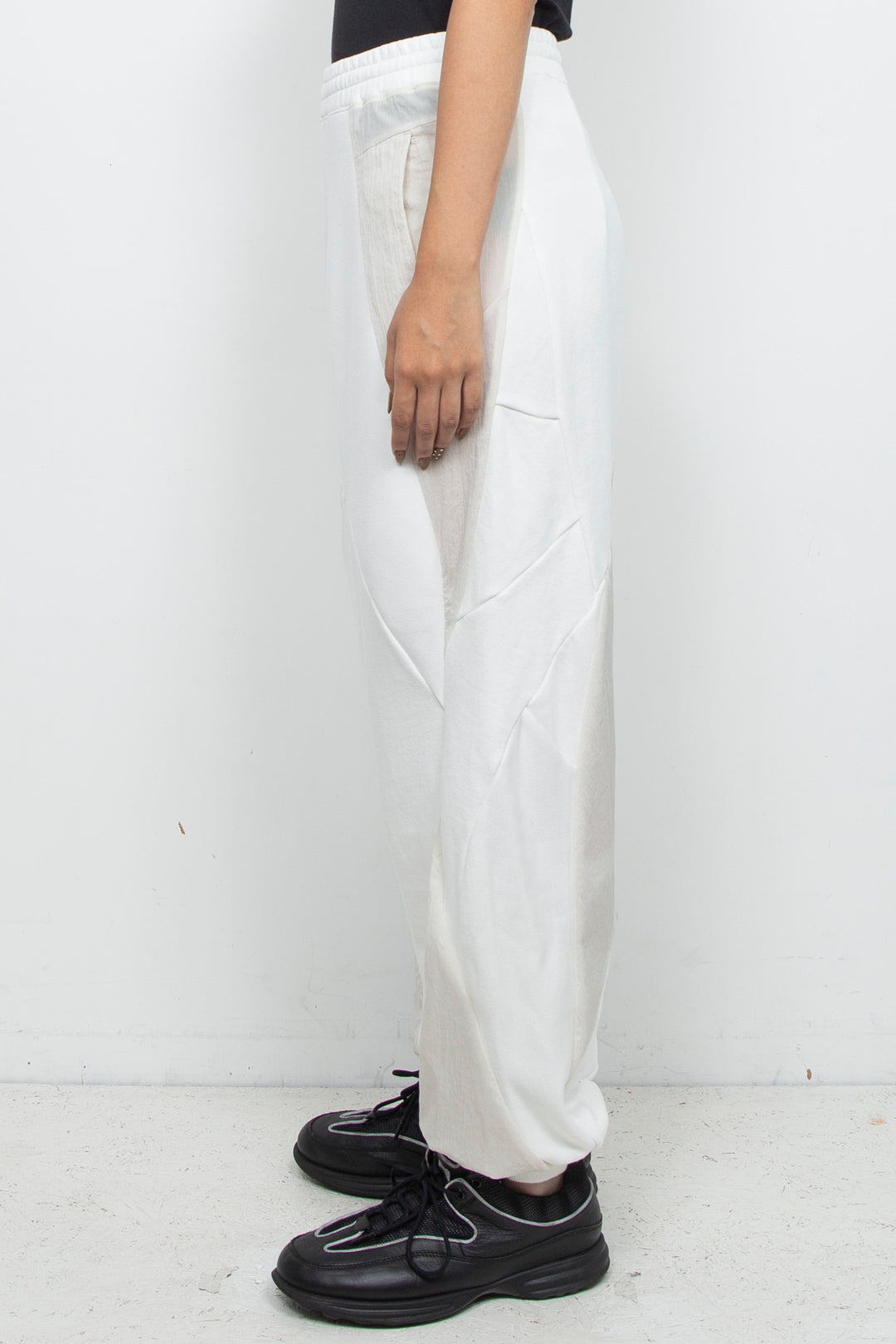 Flux Long Pants White×Cream