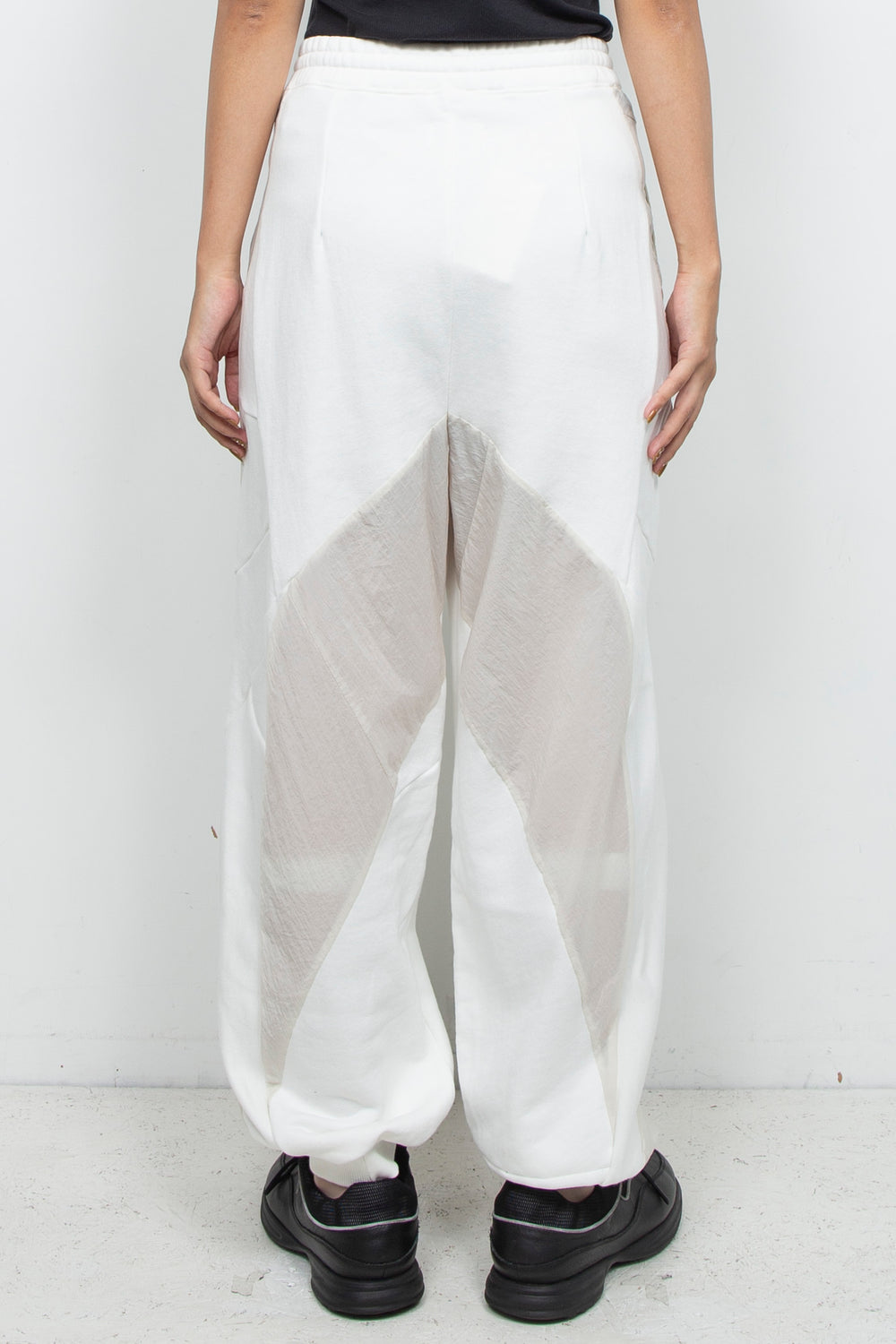 Flux Long Pants White×Cream