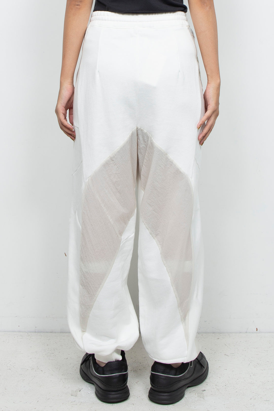 Flux Long Pants White×Cream