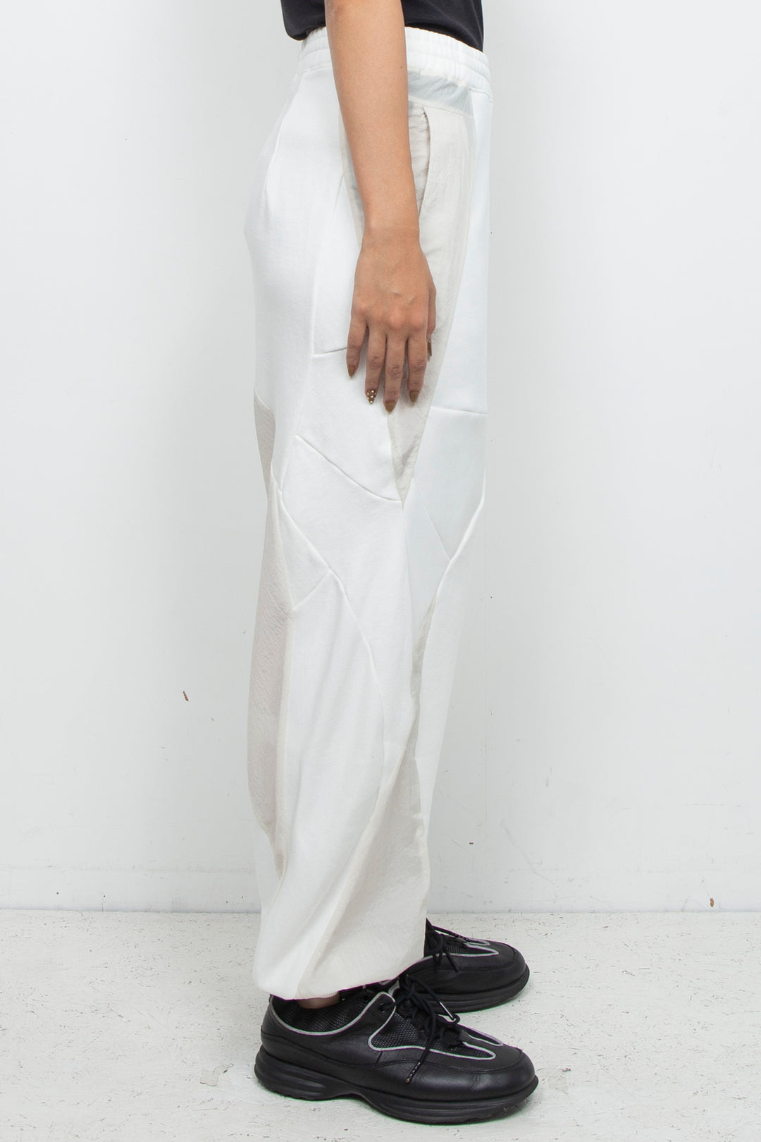Flux Long Pants White×Cream