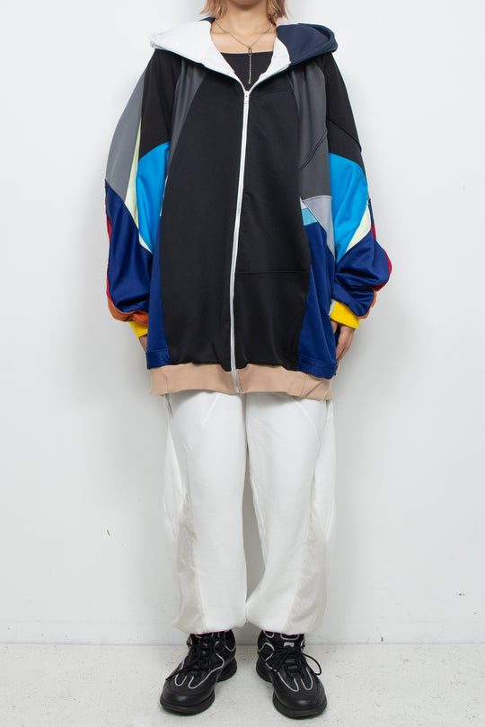 Amorphous Zip Long Hoodie Vivid Mix