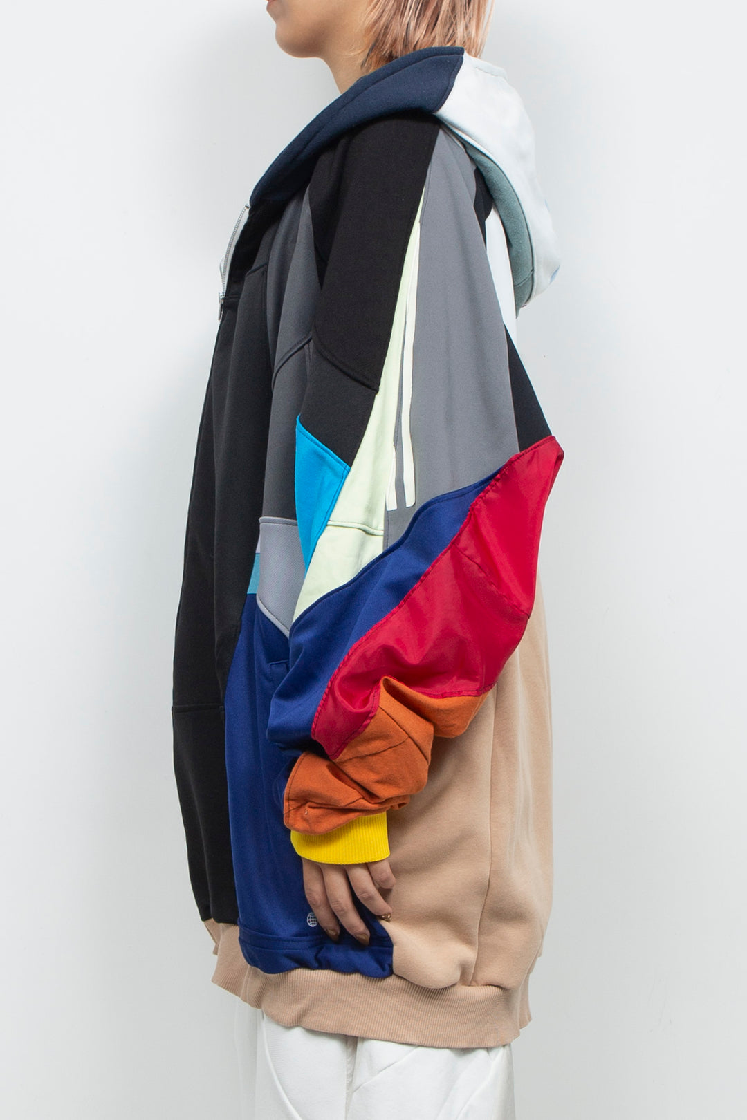 Amorphous Zip Long Hoodie Vivid Mix