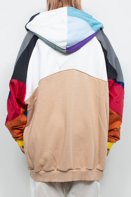 Amorphous Zip Long Hoodie Vivid Mix