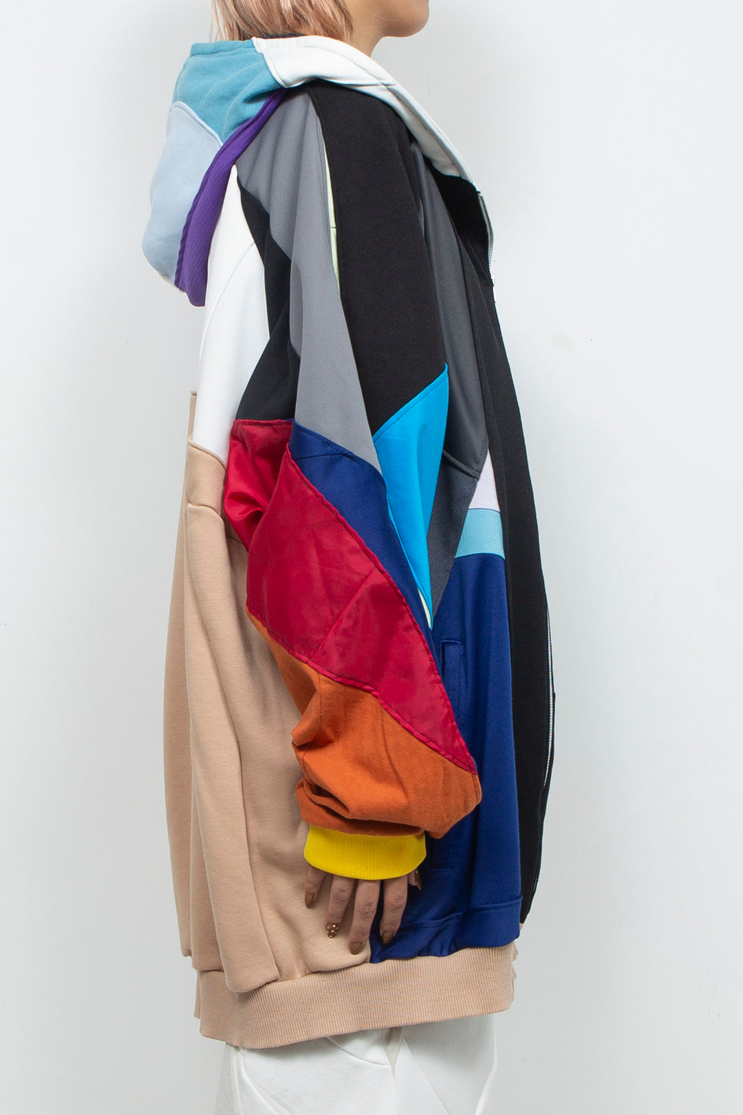 Amorphous Zip Long Hoodie Vivid Mix