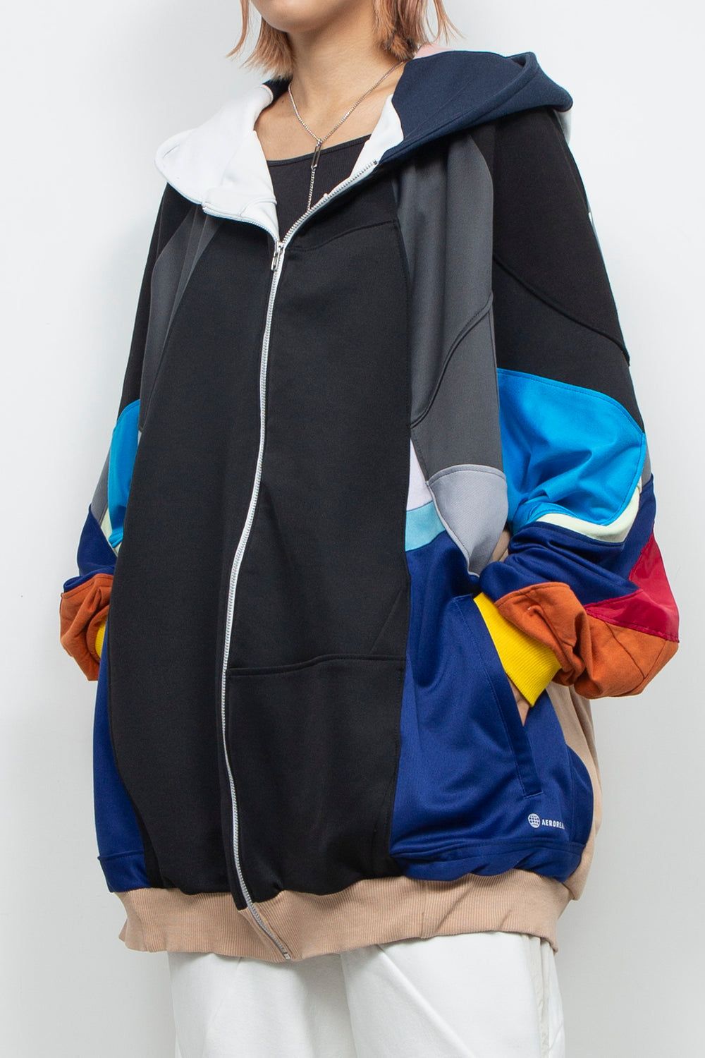 Amorphous Zip Long Hoodie Vivid Mix