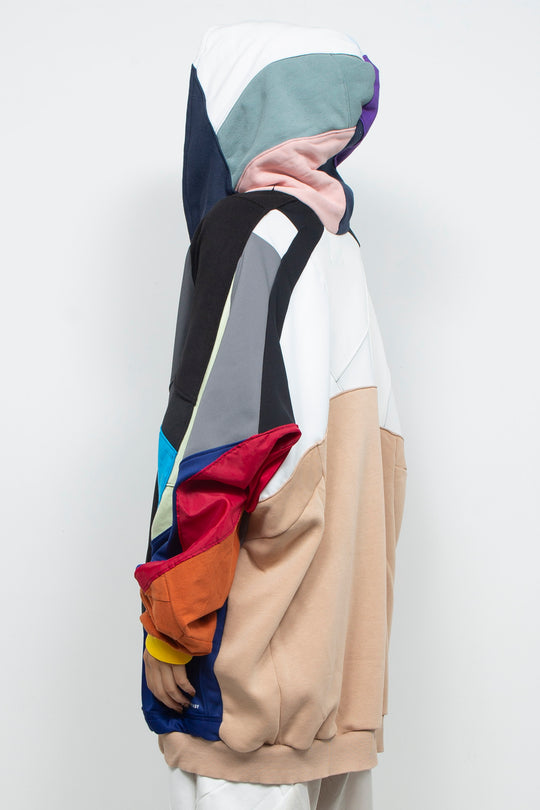Amorphous Zip Long Hoodie Vivid Mix