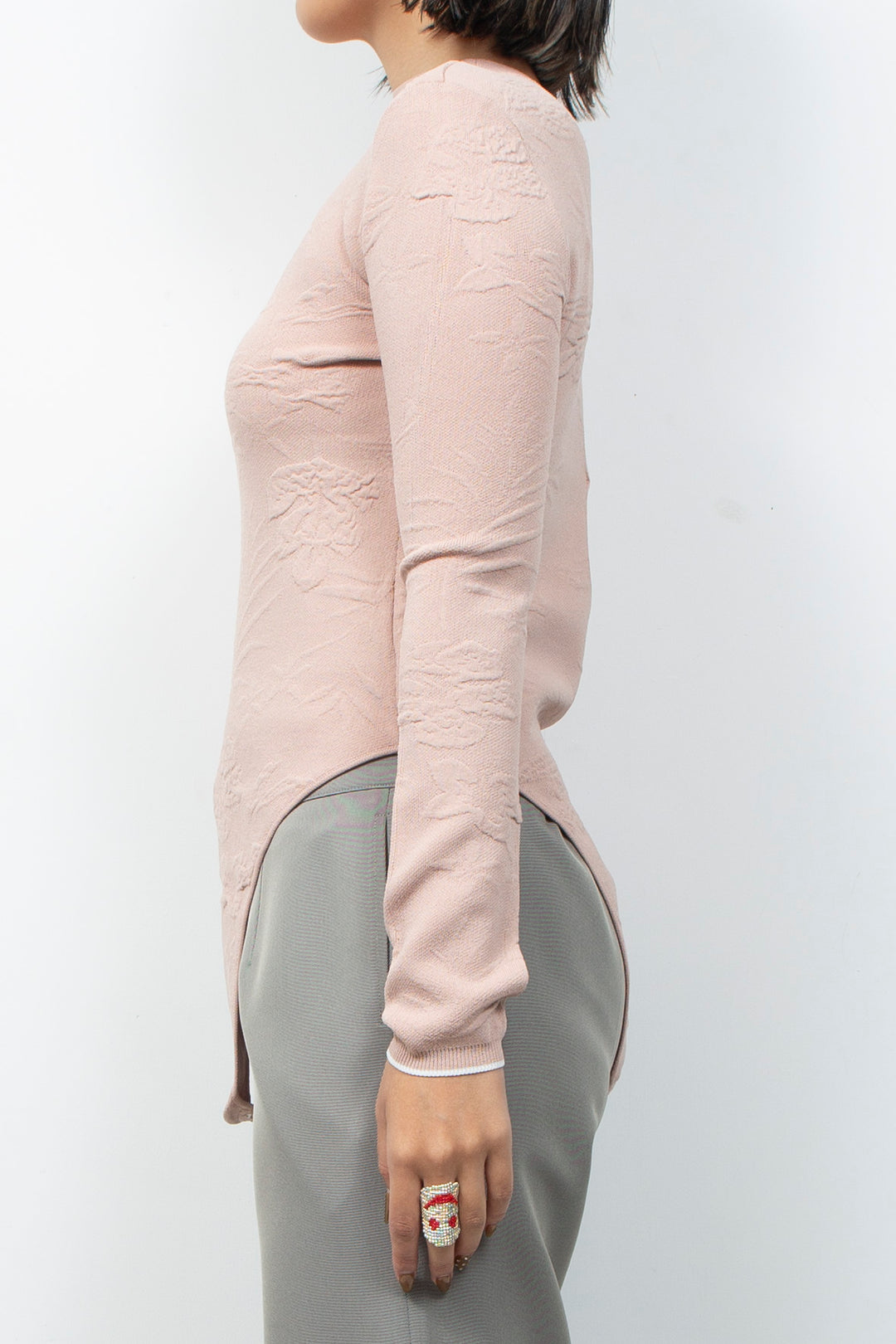 2WAY Knit Bodysuit Beige