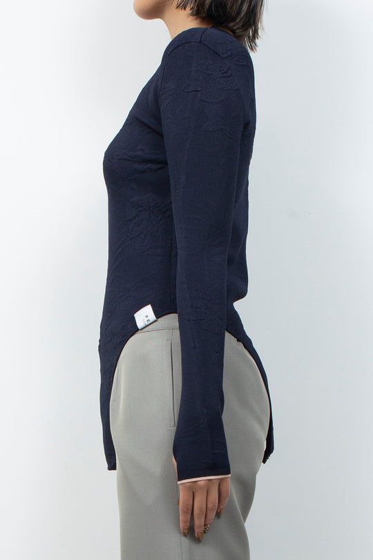 2WAY Knit Bodysuit Black