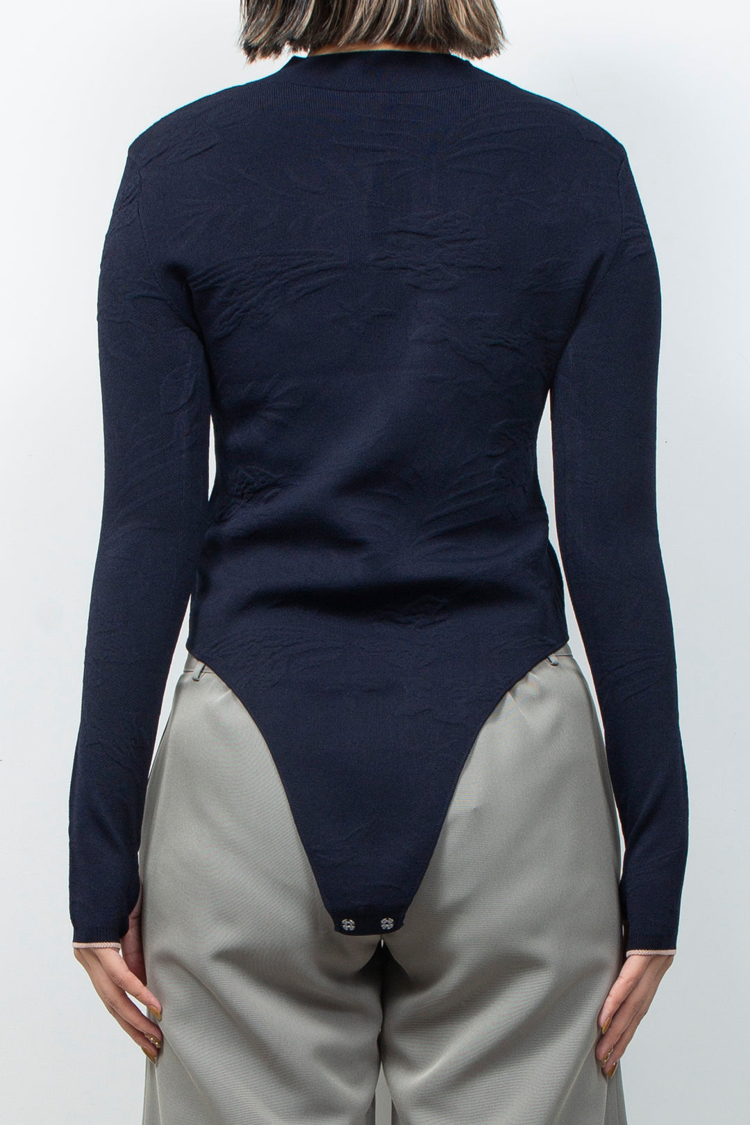 2WAY Knit Bodysuit Black