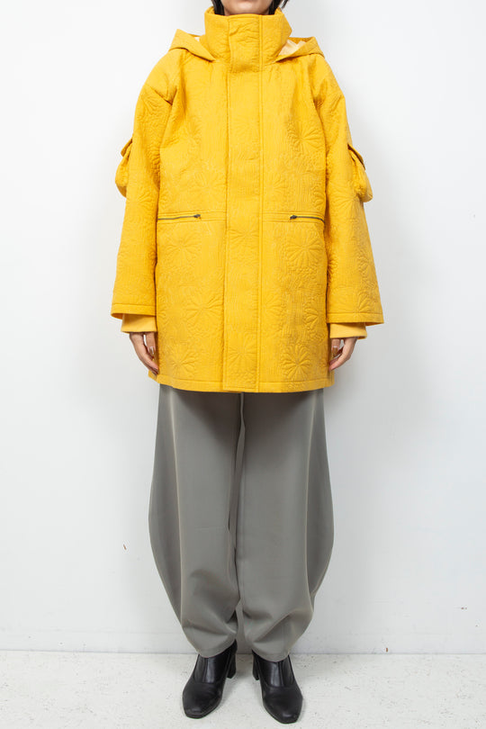 KIKU Quilted Jacket Yellow