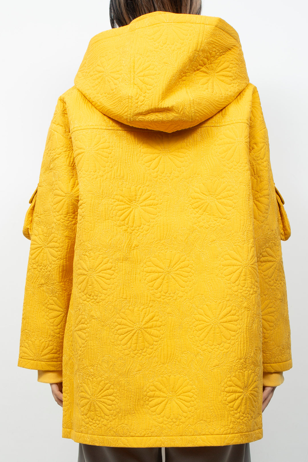 KIKU Quilted Jacket Yellow