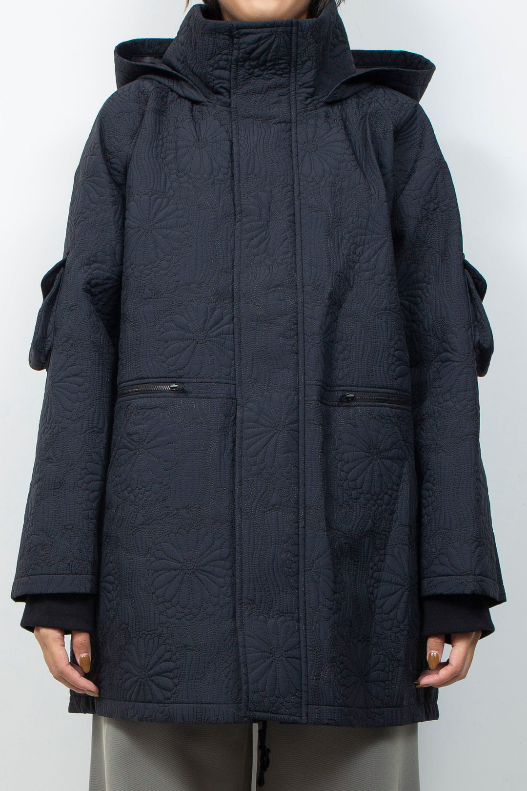 KIKU Quilted Jacket Black