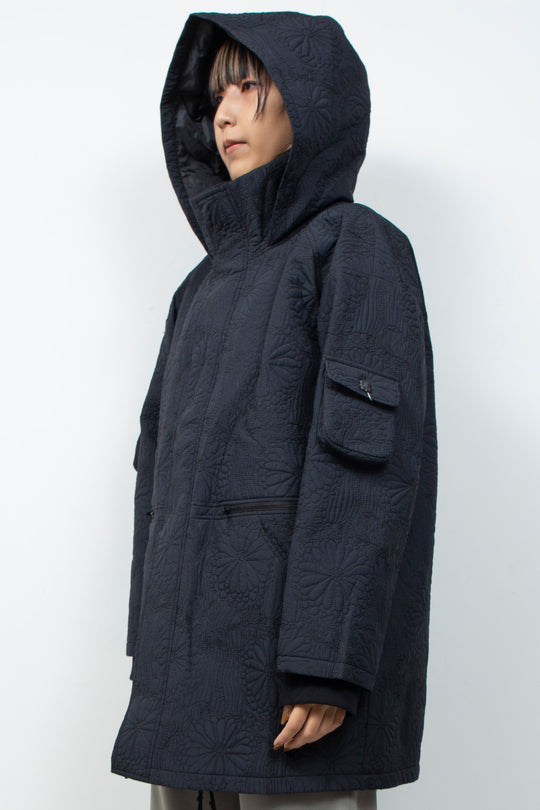 KIKU Quilted Jacket Black