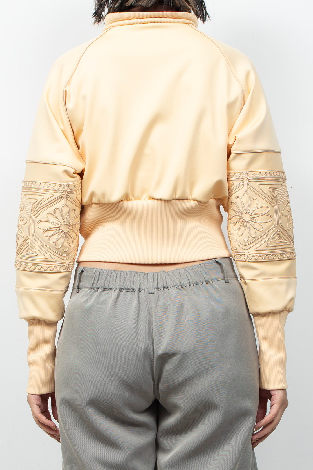 KIKU Cropped Tracksuit Cream