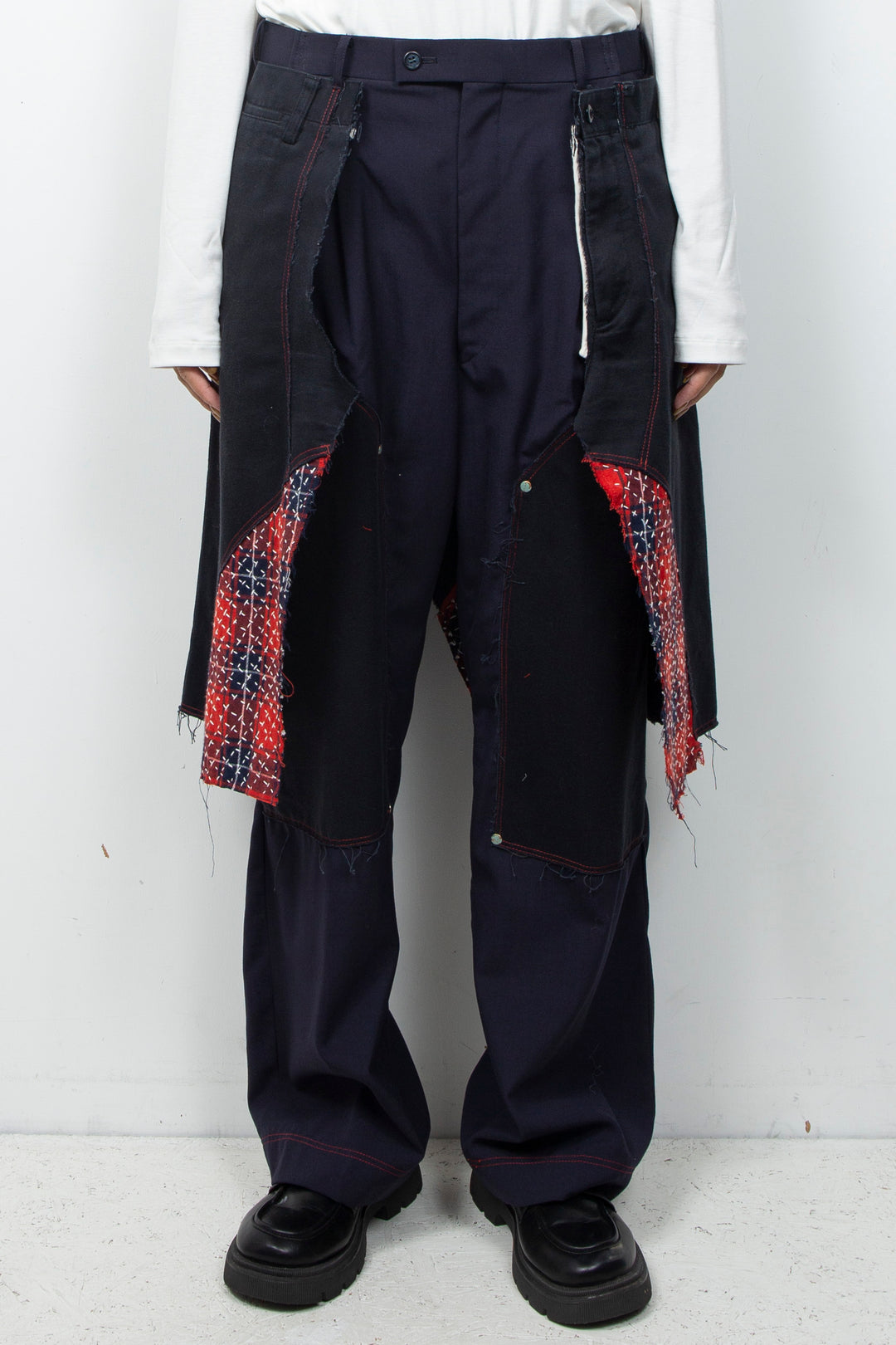 WRAPPED SASHIKO PAINTER PANTS