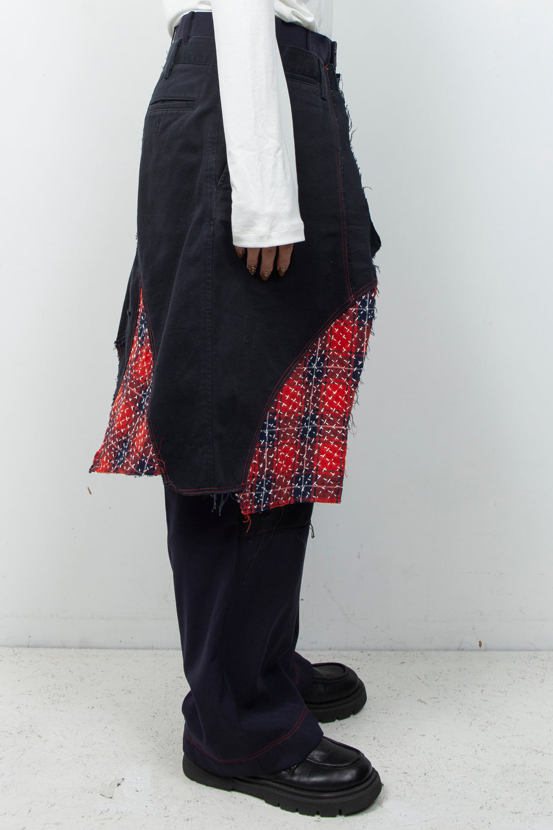 WRAPPED SASHIKO PAINTER PANTS