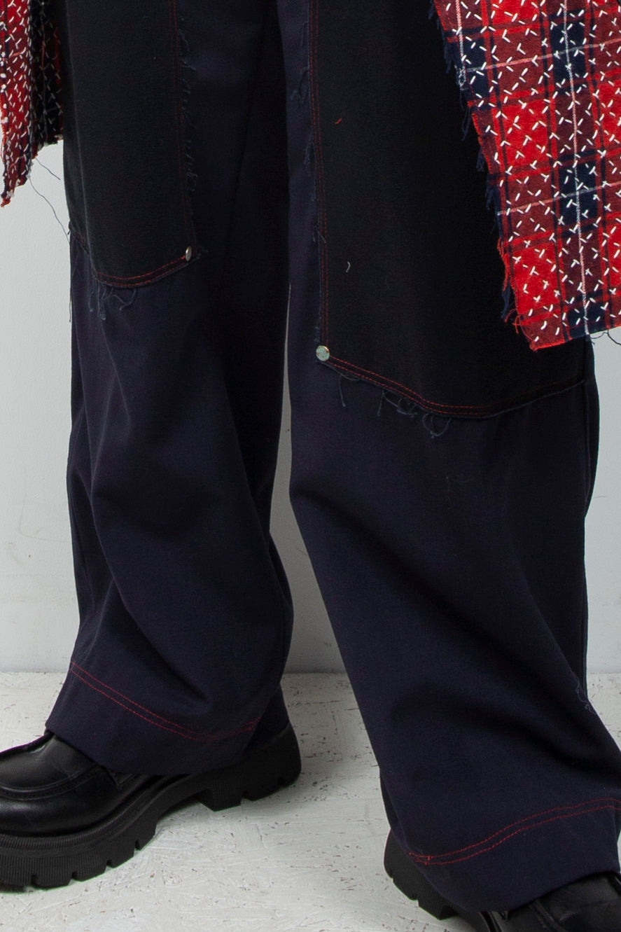 WRAPPED SASHIKO PAINTER PANTS