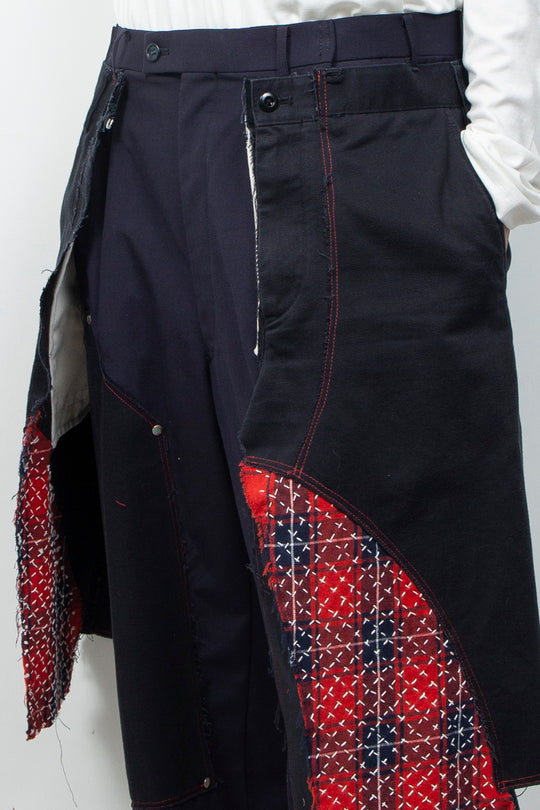 WRAPPED SASHIKO PAINTER PANTS