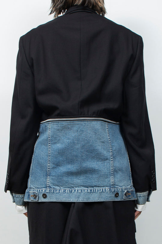 DOCKING DENIM TAILORED JACKET