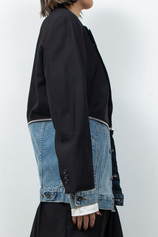 DOCKING DENIM TAILORED JACKET