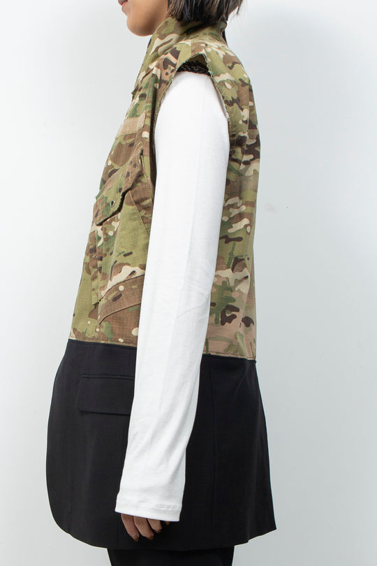 DOCKING ZIP CAMO VEST