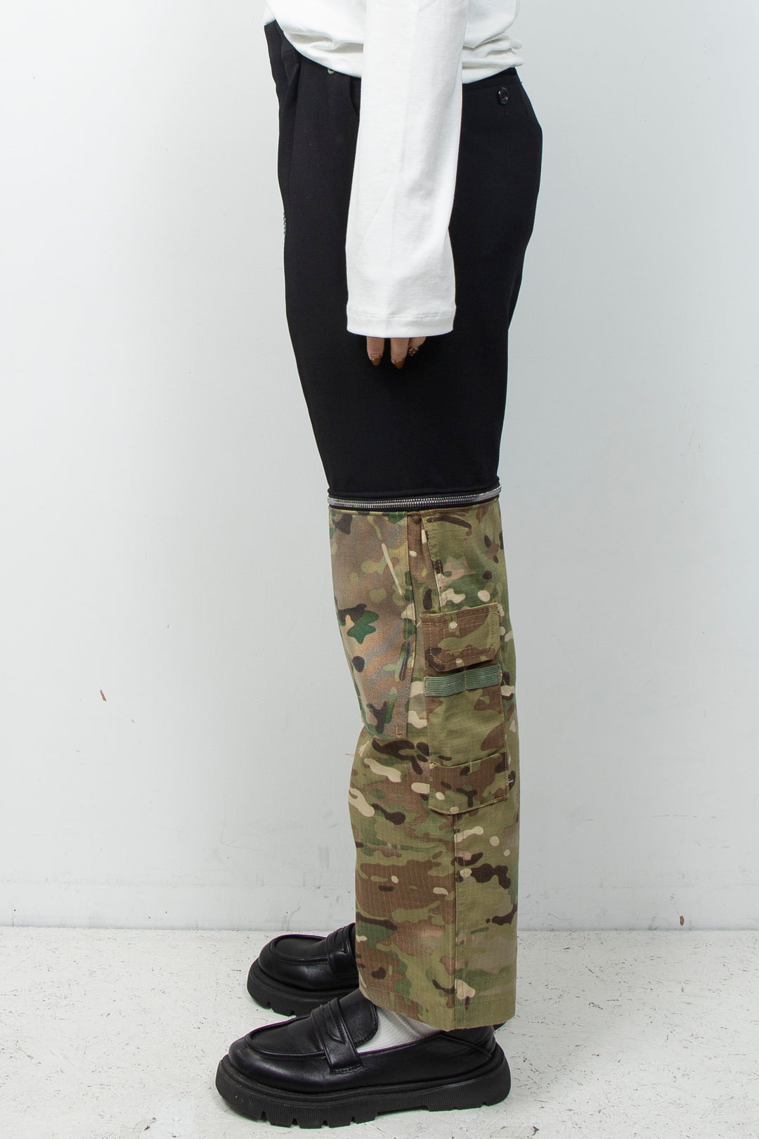 DOCKING ZIP CAMO PANTS