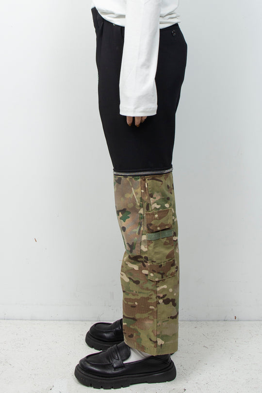 DOCKING ZIP CAMO PANTS