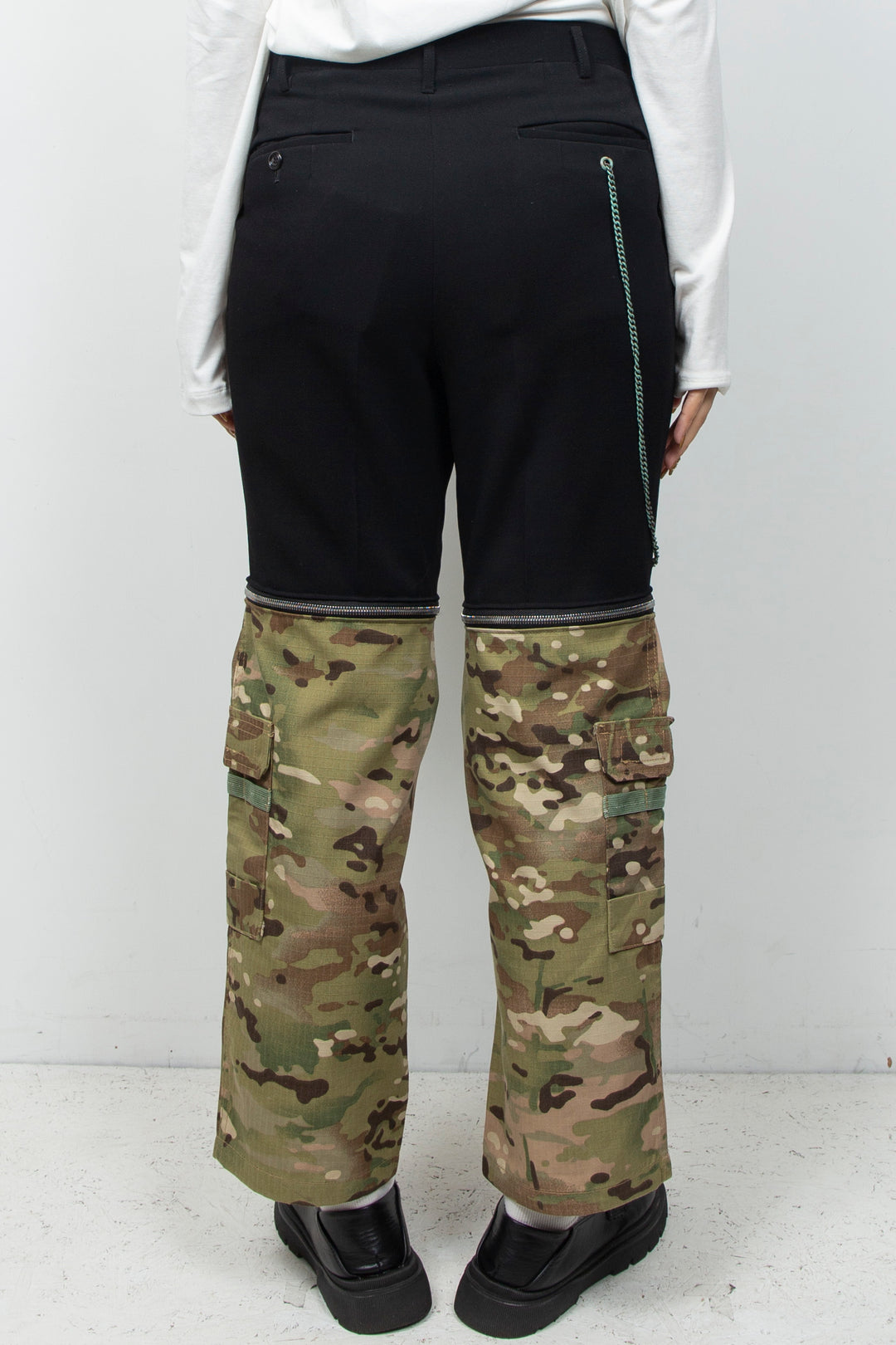 DOCKING ZIP CAMO PANTS