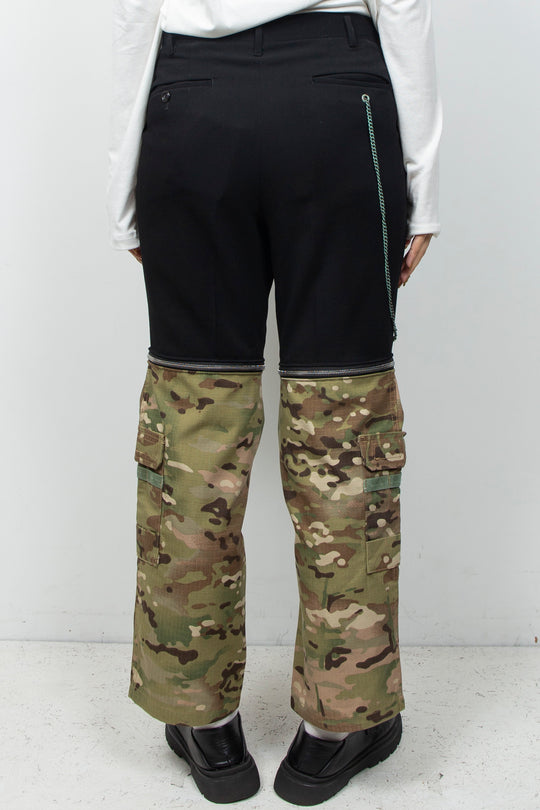 DOCKING ZIP CAMO PANTS