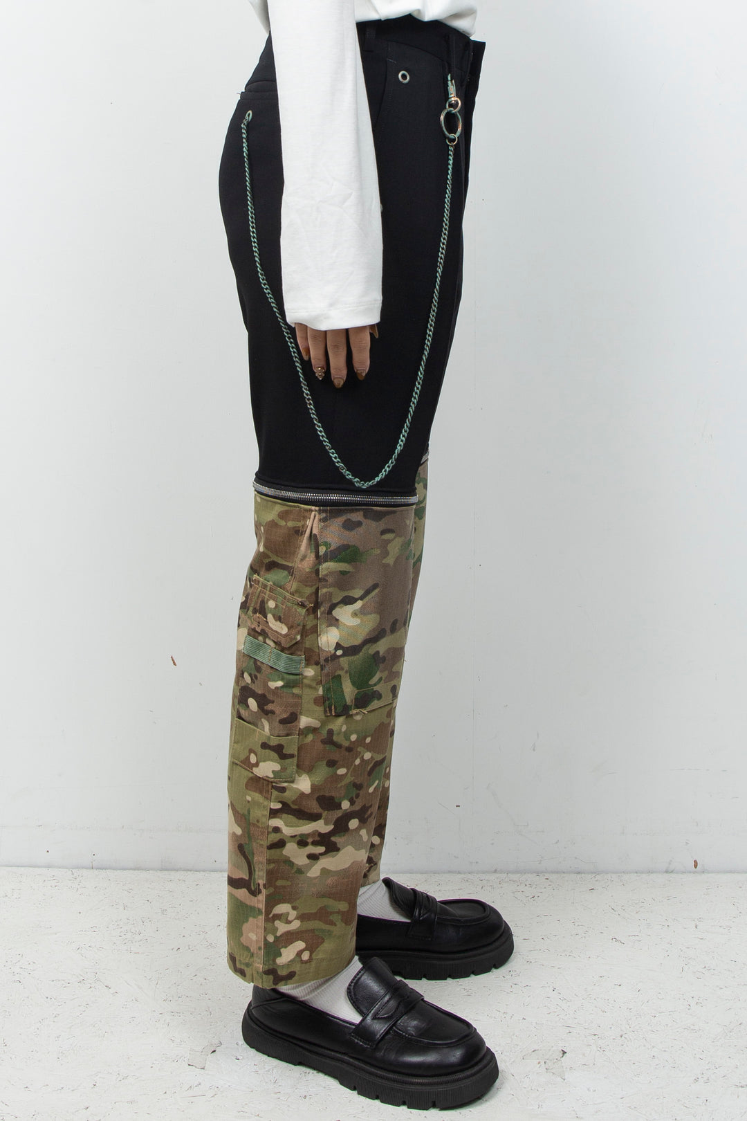DOCKING ZIP CAMO PANTS