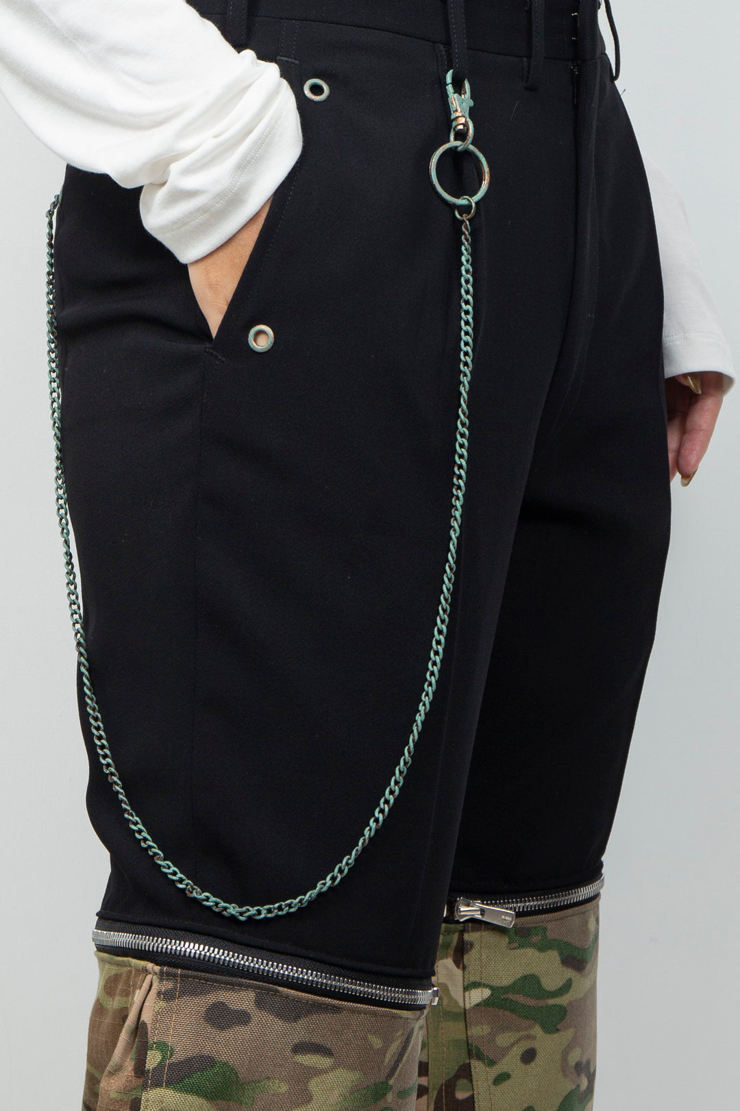 DOCKING ZIP CAMO PANTS