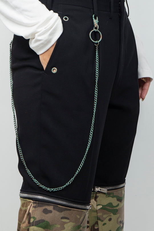 DOCKING ZIP CAMO PANTS