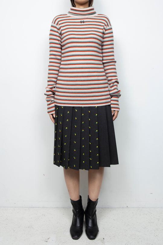 Multi border EVA knit gray